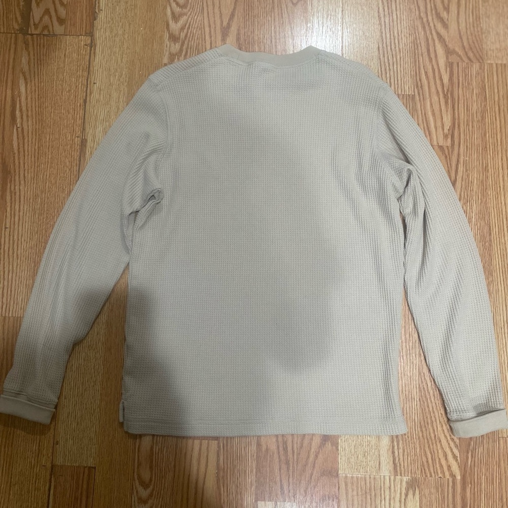 Uniqlo Cream Beige Knit Sweater Unisex - Picture 2 of 4